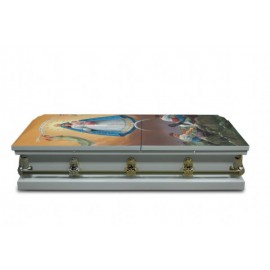 CNB15790-CC Caridad del Cobre Cromo Casket