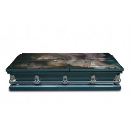 CNB15790-HF Holy Family Cromo Casket