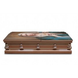 CNB15790-IHM Immaculate Heart of Mary Cromo Casket