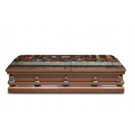 CNB15790-LS Last Supper Cromo Casket