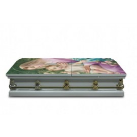 CNB15790-MDN Mary with Divine Infant Cromo Casket