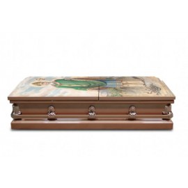 CNB15790-PA St Patrick Cromo Casket