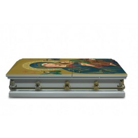 CNB15790-PH Our Lady of Perpetual Help Cromo Casket