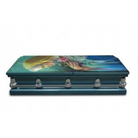 CNB15790-RM Rosa Mystica Cromo Casket