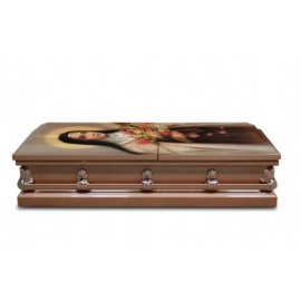 CNB15790-TH St Theresa Cromo Casket