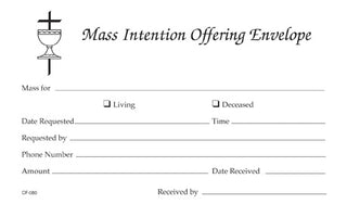 MASS INTENTION OFFERING ENVELOPES (100PK) - CF080