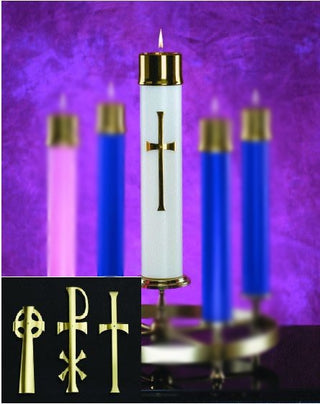 LUXC14250 Refillable Christ Candle