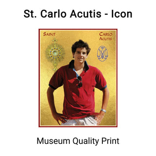 St. Carlo Acutis Icon - Print - 4" x 6" - CI-CA-PRINT-4X6