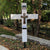 36" Illuminated Outdoor Cross with St Benedict Crucifix