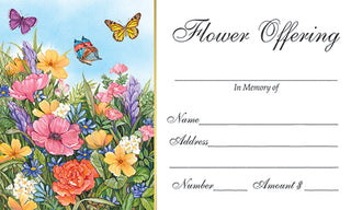 SPRING FLOWER OFFERING ENVELOPES (100pk) - CS005-O