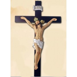 CX02 Agonizing Christ Crucifix