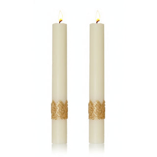 Complementary Altar Candles for Ornamented Paschal Candle - D-PCAC-ORN