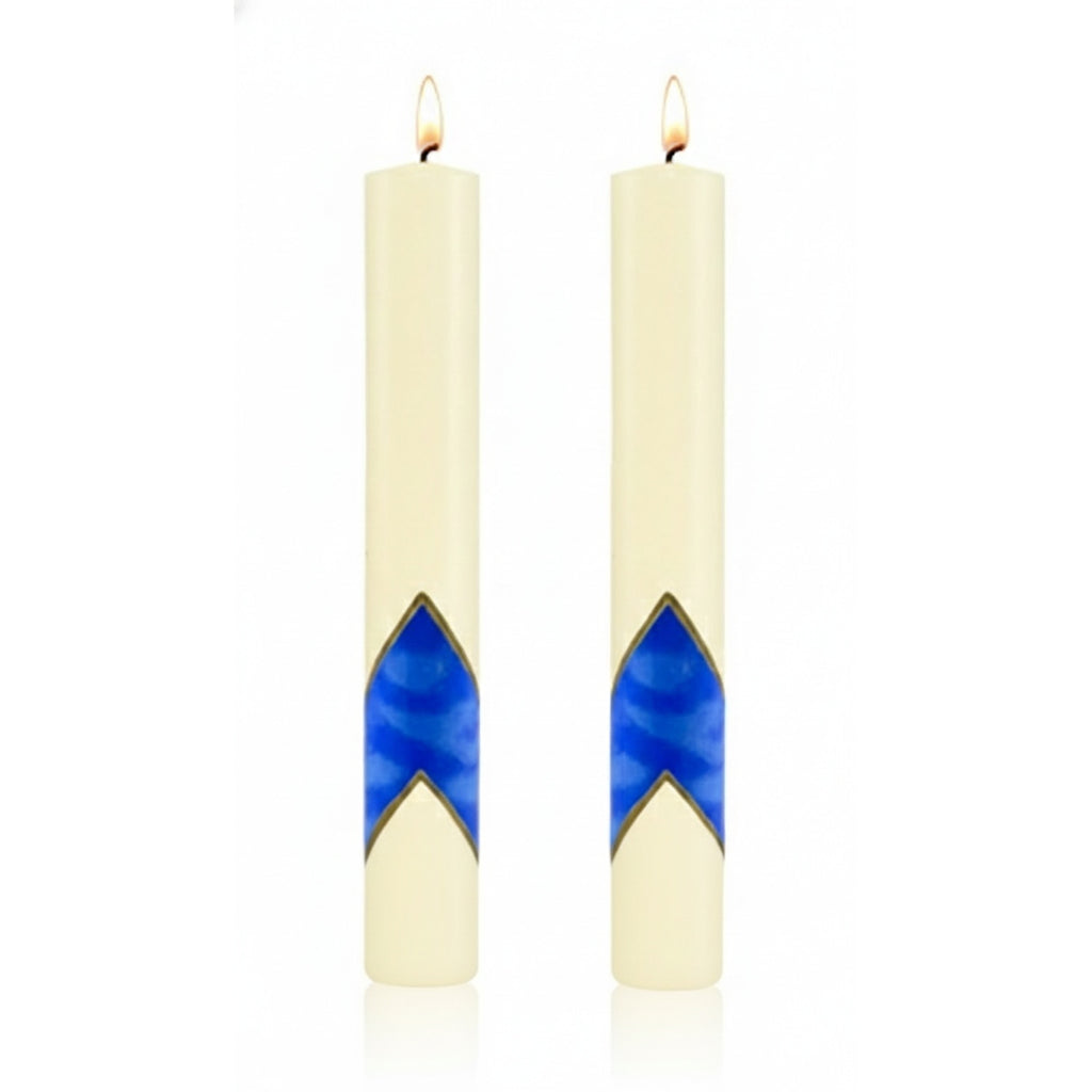 Complementary Altar Candles for Serenity Paschal Candle - D-PCAC-SER ...