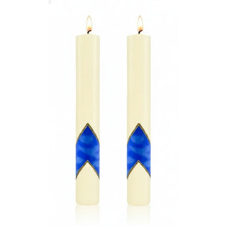 Complementary Altar Candles for Serenity Paschal Candle - D-PCAC-SER
