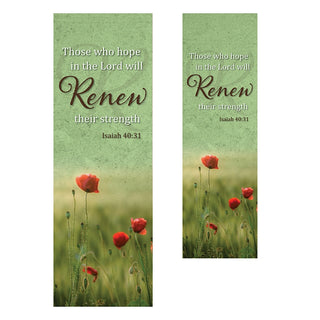 Renew Spring Flower Banner - D1294-PRT