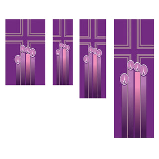 Advent Candles Banner - D1339