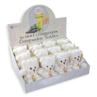 Communion Teddy bear White - D8115WT