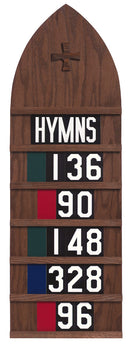 HYMN BOARD DARK SET #1