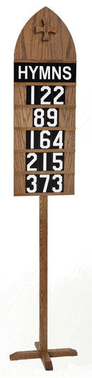 HYMN BOARD DARK SET #1 W/STAND