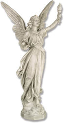 Antique Stone Angel of Light - F7436-48A
