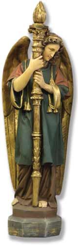 F9052LRLC Majestic Guardian Angel Statue (Left)