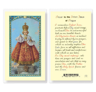 Prayer to the Infant Jesus of Prague - Holy Card - E24-107