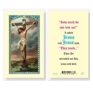 How Much Do You Love Me - Holy Card - E24-157