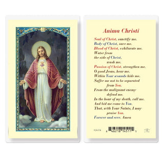 Anima Christi - Holy Card - E24-174