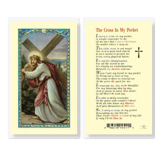 The Cross In My Pocket - Holy Card - E24-195