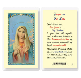 Prayer to Our Lady - Holy Card - E24-256