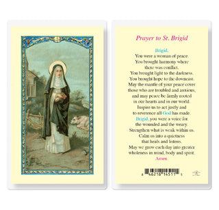 Prayer to St. Brigid - Holy Card - E24-411