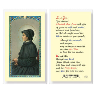 Elizabeth Ann Seton Prayer - Holy Card - E24-436