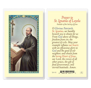 Prayer to St. Ignatius of Loyola - Holy Card - E24-452