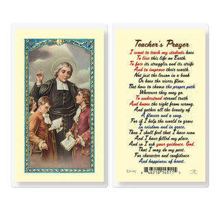 Teacher's Prayer - Holy Card - E24-462