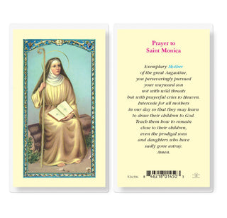 Prayer to Saint Monica - Holy Card - E24-506