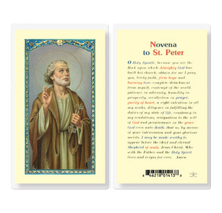 Novena to St. Peter - Holy Card - E24-518