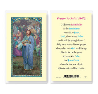 Prayer to Saint Philip - Holy Card - E24-519