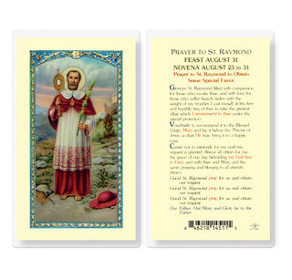 Prayer to St. Raymond - Holy Card - E24-528