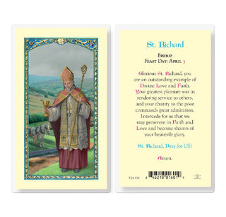 St. Richard - Holy Card - E24-530