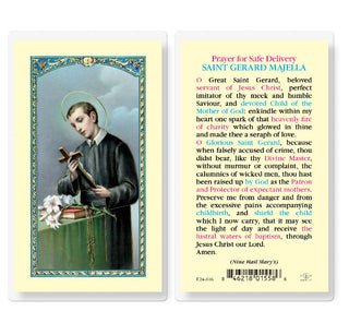 Prayer for Safe Delivery - Holy Card - E24-616