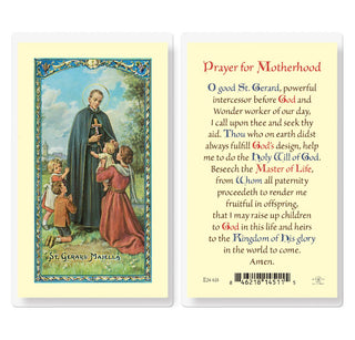 Prayer for Motherhood - Holy Card - E24-618