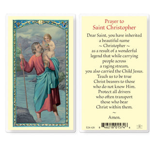 Saint Christopher - Holy Card - E24-626