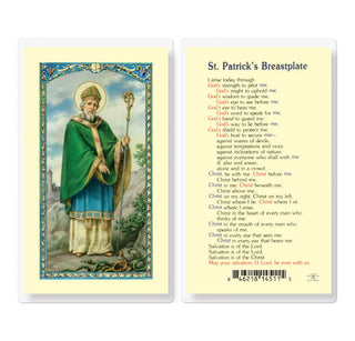 St. Patrick's Breastplate - Holy Card - E24-642