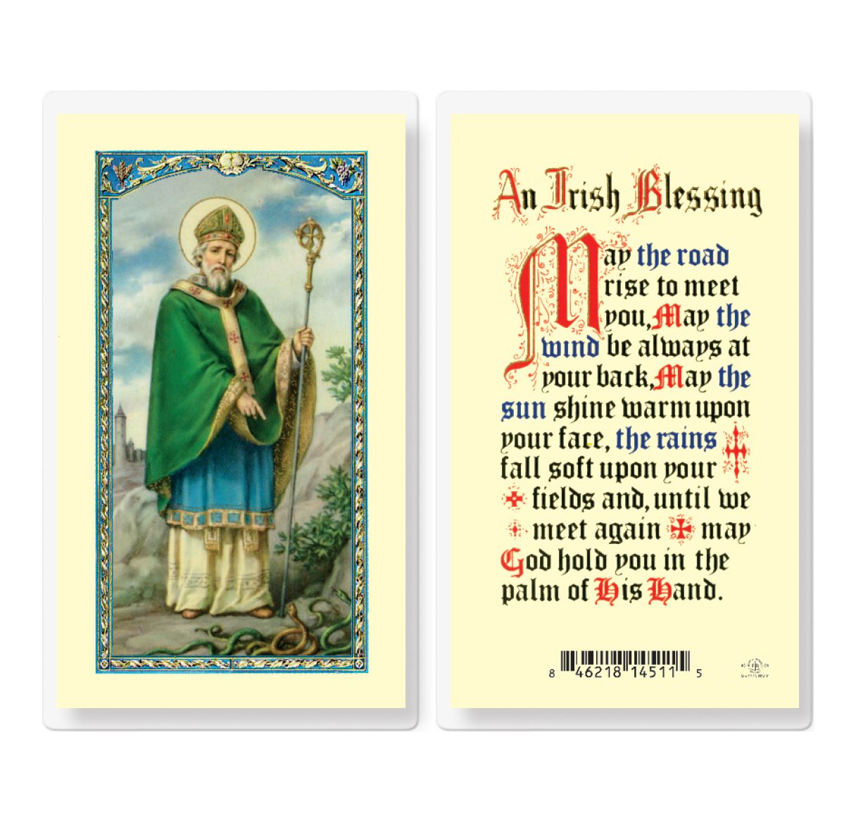 An Irish Blessing - Holy Card - E24-643