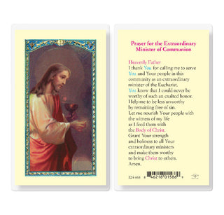 Prayer for the Extraordinary Minister of Communion - Holy Card - E24-668