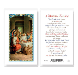 A Marriage Blessing - Holy Card - E24-715