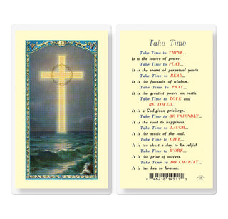 Take Time Poem - Holy Card - E24-717