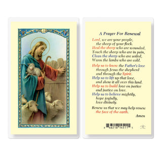 A Prayer for Renewal - Holy Card - E24-725