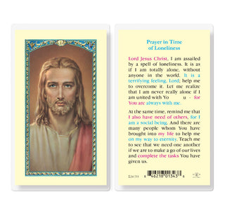 Prayer in Time of Loneliness - Holy Card - E24-733