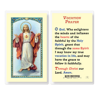 Vocation Prayer - Holy Card - E24-741